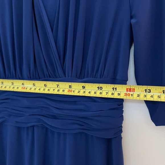 Evan Picone royal blue dress - Picture 5 of 8